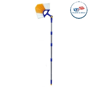 TELESCOPING CORNER BROOM WITH SWIVEL HEAD
