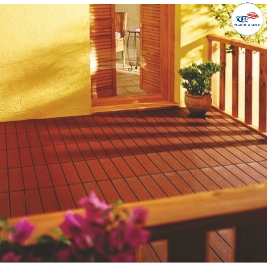 PATIO PLASTIC STRIPED BIG TILE