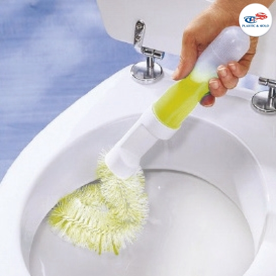 TOILET BRUSH WITH HOLDER AND DETERGENT COMPARTMENT