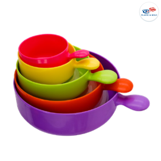 SET OF 5 MICROWAVE POTS