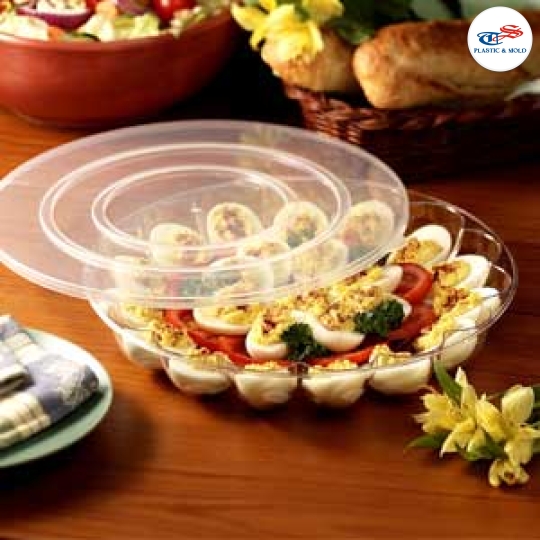 LIDDED EGG PLATTER CASE 