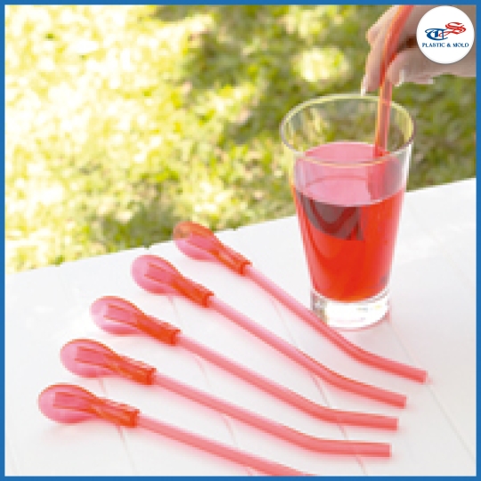 STIRING SPOON & STRAW