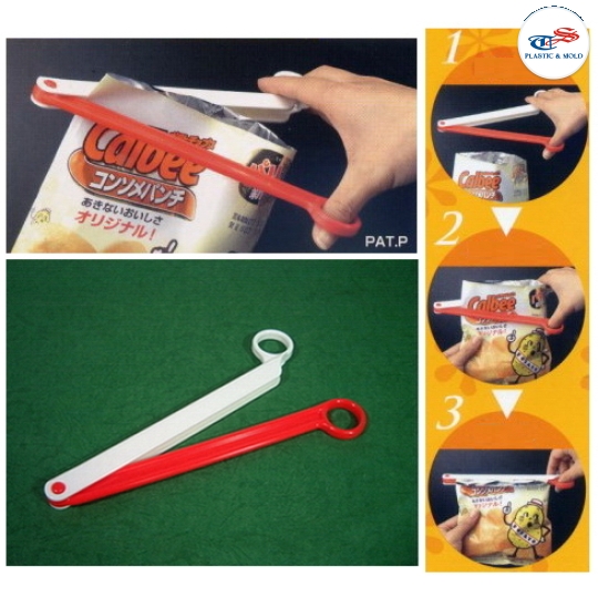 SCISSORS-TYPE BAG CLIP