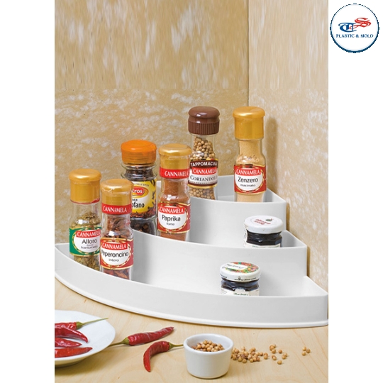 SECTOR-SHAPE BOTTLE CORNER RACK