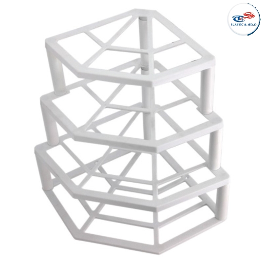 CORNER PLATE RACK 
