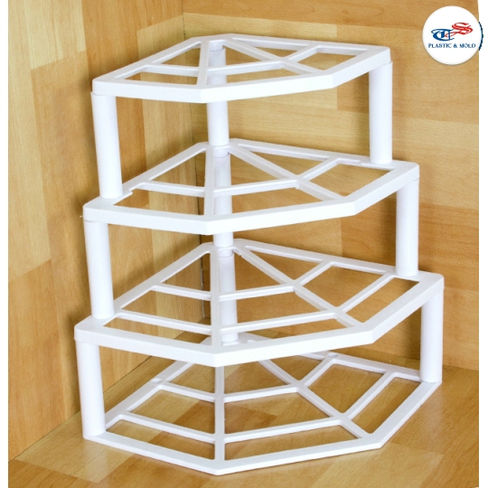 CORNER PLATE RACK 