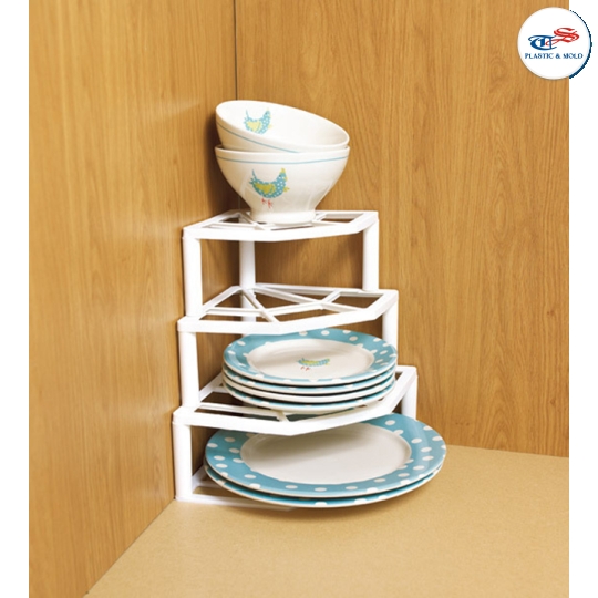 CORNER PLATE RACK 