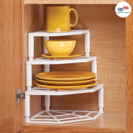 CORNER PLATE RACK 