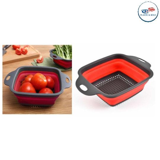 SQUARE-SHAPED COLLAPSIBLE COLANDER
