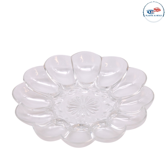 CRYSTALIKE EGG PLATTER (BIG)