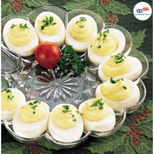 CRYSTALIKE EGG PLATTER (BIG)