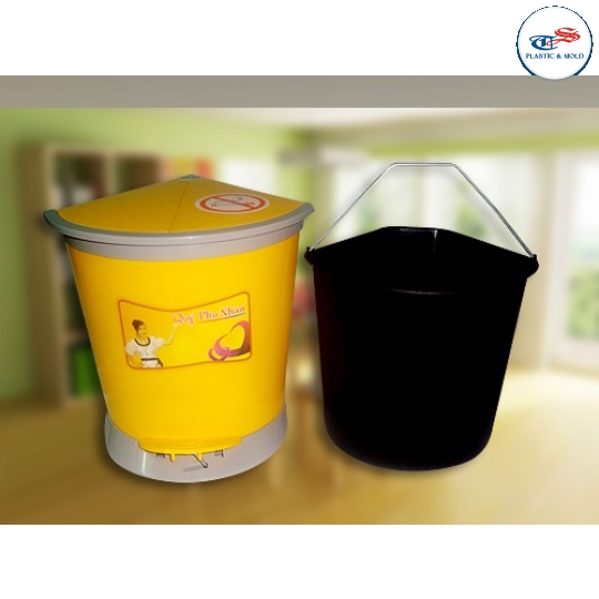 CORNER WASTE BIN BIG